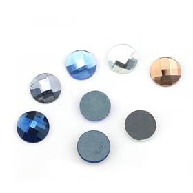 Kristal Renkli Cam Taş 14 mm 5 adet