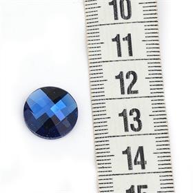 Kristal Renkli Cam Taş 14 mm 5 adet