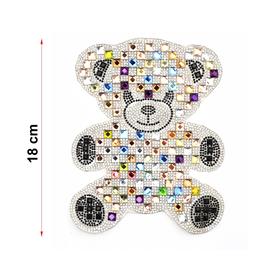 Kristal Renkli Taşlı Ayıcık Motif