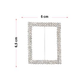 Kristal Taşlı Abiye Kemer Tokası