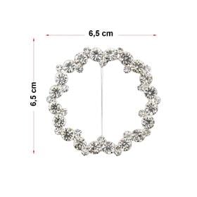 Kristal Taşlı Abiye Kemer Tokası