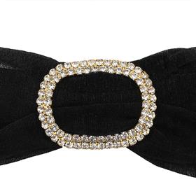 Kristal Taşlı Altın Renk Kemer Tokası