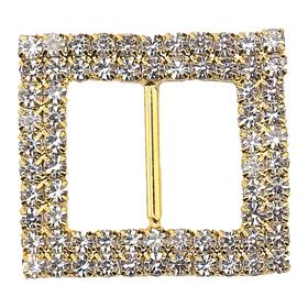 Kristal Taşlı Altın Renk Kemer Tokası