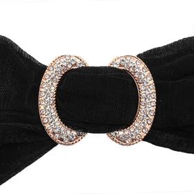 Kristal Taşlı Bakır Renk Kemer Tokası