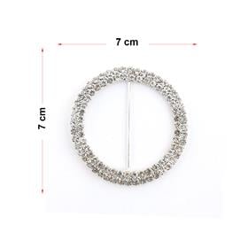 Kristal Taşlı Büyük Boy Kemer Tokası