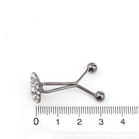 Kristal Taşlı Döküm Eşarp Şal Klipsi