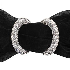 Kristal Taşlı Gümüş Renk Kemer Tokası