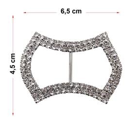 Kristal Taşlı Kemer Tokası