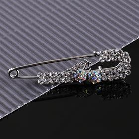 Kristal Taşlı Kirazlı Çengelli Çatal İğne