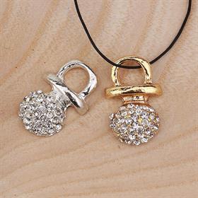 Kristal Taşlı, Metal, Emzik Süs