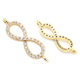 Kristal Taşlı Sonsuzluk Bileklik ve Kolye Aparatı