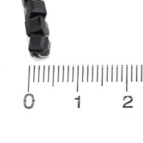 Küp Şeklinde Şeffaf Kristal Cam Boncuk