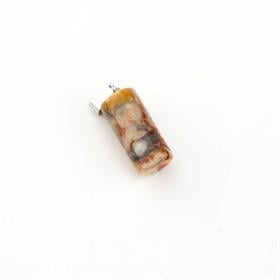 Kuvars Taşı Silindir Kolye Ucu