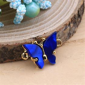 Lacivert Sedefli Kelebek Bileklik Aparatı