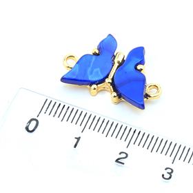 Lacivert Sedefli Kelebek Bileklik Aparatı