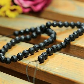 Lazer Desenli Oniks Boncuk