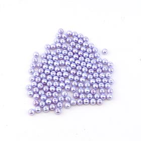 Lila Cam İnci Boncuk 8 mm 100 adet