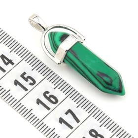 Malahit Taş Pointer Çivi Takı Ucu