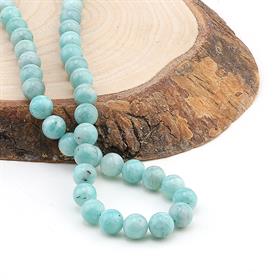 Mavi Amazonit Taşı Boncuk