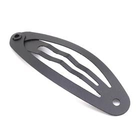 Metal Çıtçıtlı Toka Siyah 5 cm