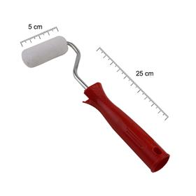 Metal Saplı, Kadife Rulo Fırça 5 cm