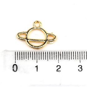 Metal Satürn Takı Ucu