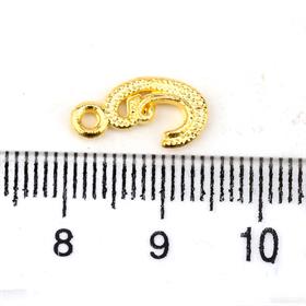 Metal Vav Takı ve Püskül Ucu 10 Adet