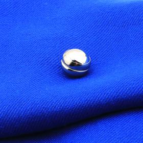 Metalik Gümüş Eşarp Mıknatısı