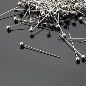 Metalik Gümüş Kaplama Toplu İğne 100lü