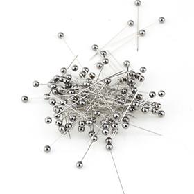 Metalik Kaplama Toplu İğne 100lü Karartma Gümüş