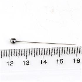 Metalik Kaplama Toplu İğne 100lü Karartma Gümüş