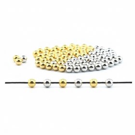 Metalik Plastik Boncuk 4 mm