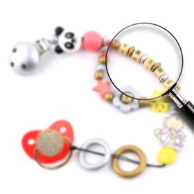 Metalik Renk, Ahşap Elips Boncuk (50 Adet)