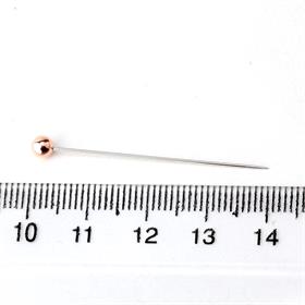 Metalik Rose Kaplama Toplu İğne 100lü