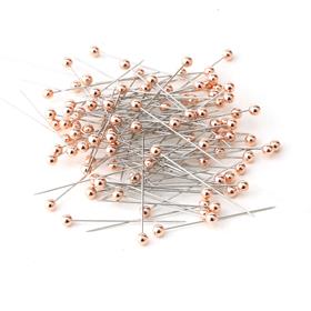 Metalik Rose Kaplama Toplu İğne 100lü