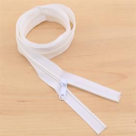 Metrelik Şerit Fermuar Beyaz