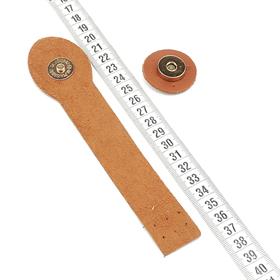 Mıknatıslı Klipsli Çanta Kapama Taba