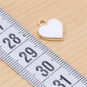 Mineli Kalp Takı Ucu