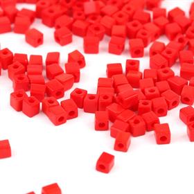 Miyuki Square Cube 3 mm Kırmızı Boncuk