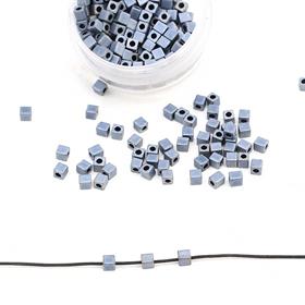 Miyuki Square Cube 3 mm Koyu Gümüş Boncuk