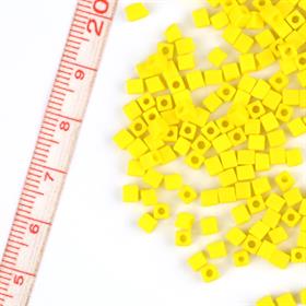 Miyuki Square Cube 3 mm Sarı Boncuk