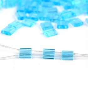 Miyuki Tila Bead 5*5 mm Mavi Boncuk