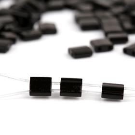 Miyuki Tila Bead 5*5 mm Siyah Boncuk