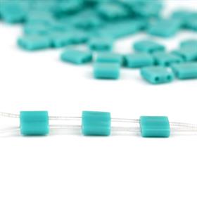 Miyuki Tila Bead 5*5 mm Su Yeşili Boncuk