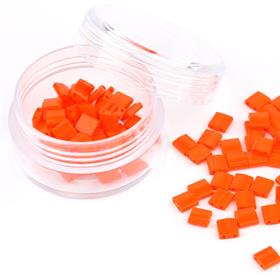 Miyuki Tila Bead 5*5 mm Turuncu Boncuk