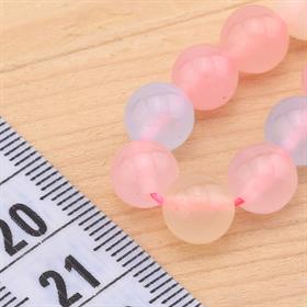 Morganit Görünümlü Jade Boncuk