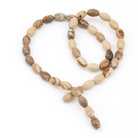 Odun Jasper Taşı Arpa Boncuk