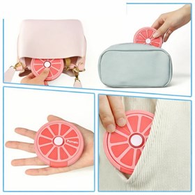 Otomatik İlaç ve Hap Kutusu Pembe