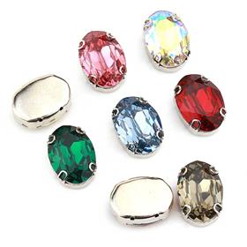 Oval, Kristal Dikme Beyoğlu Taşı Orta Boy 5 adet