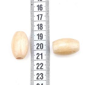 Oval Tahta, Çanta Boncuğu Büyük Boy (10 Adet)